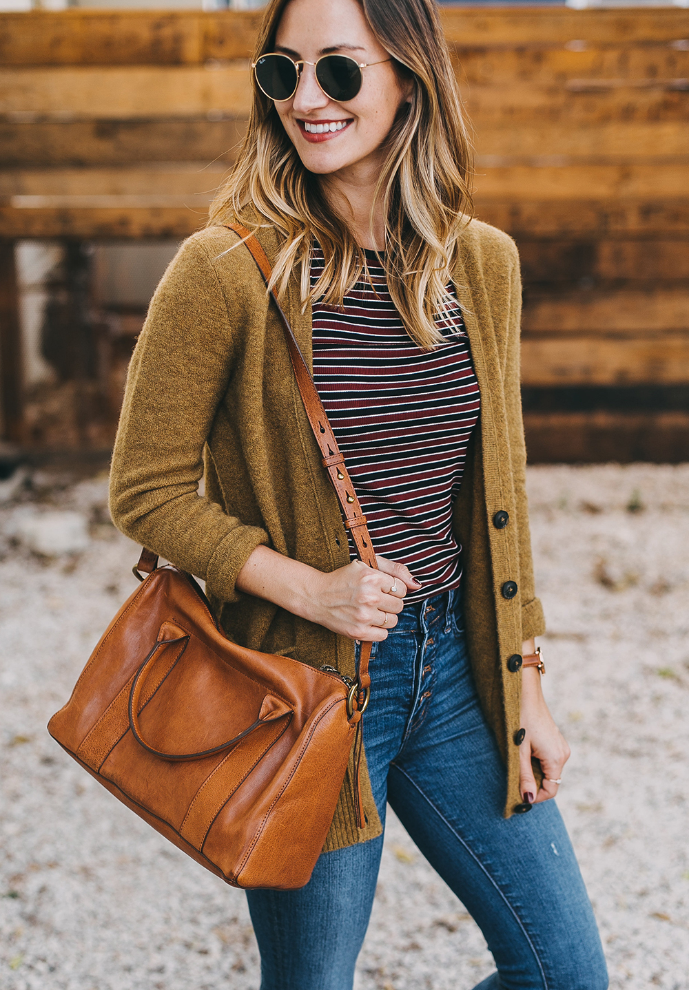 livvyland-blog-olivia-watson-austin-texas-fashion-lifestyle-blogger-madewell-grandpa-cardigan-button-up-high-rise-skinny-jeans-tan-leather-slides-fall-outfit-style-idea-6