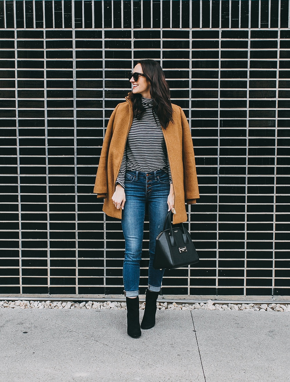 livvyland-blog-olivia-watson-austin-texas-fashion-blogger-j-crew-camel-winter-coat-striped-turtleneck-mid-calf-ankle-booties-2