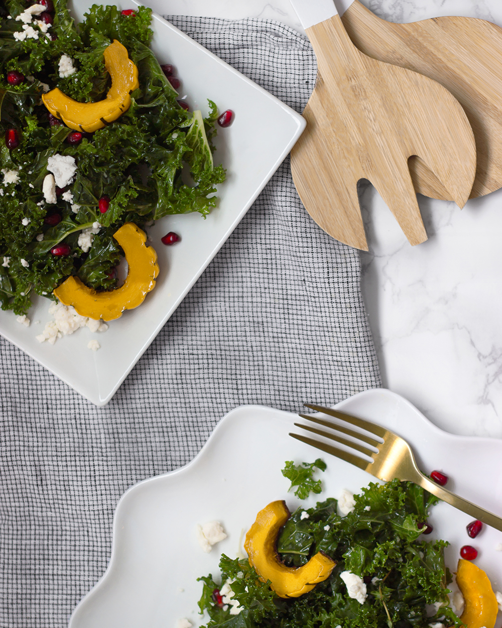 livvyland-healthy-clean-eating-vegetarian-recipe-Kale-Salad-Delicata-Squash-jessica-lee-3