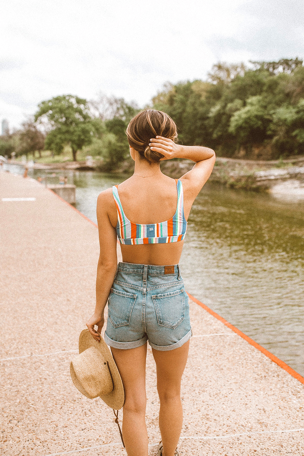 livvyland-blog-olivia-watson-austin-texas-barton-springs-pool-fashion-blogger-billabong-rainbow-swimsuit-12