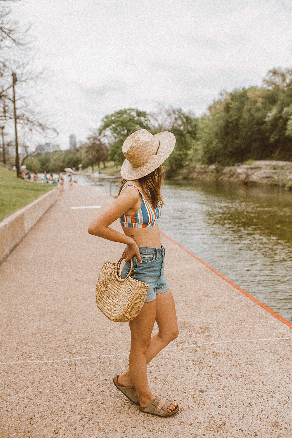 livvyland-blog-olivia-watson-austin-texas-barton-springs-pool-fashion-blogger-billabong-rainbow-swimsuit-2