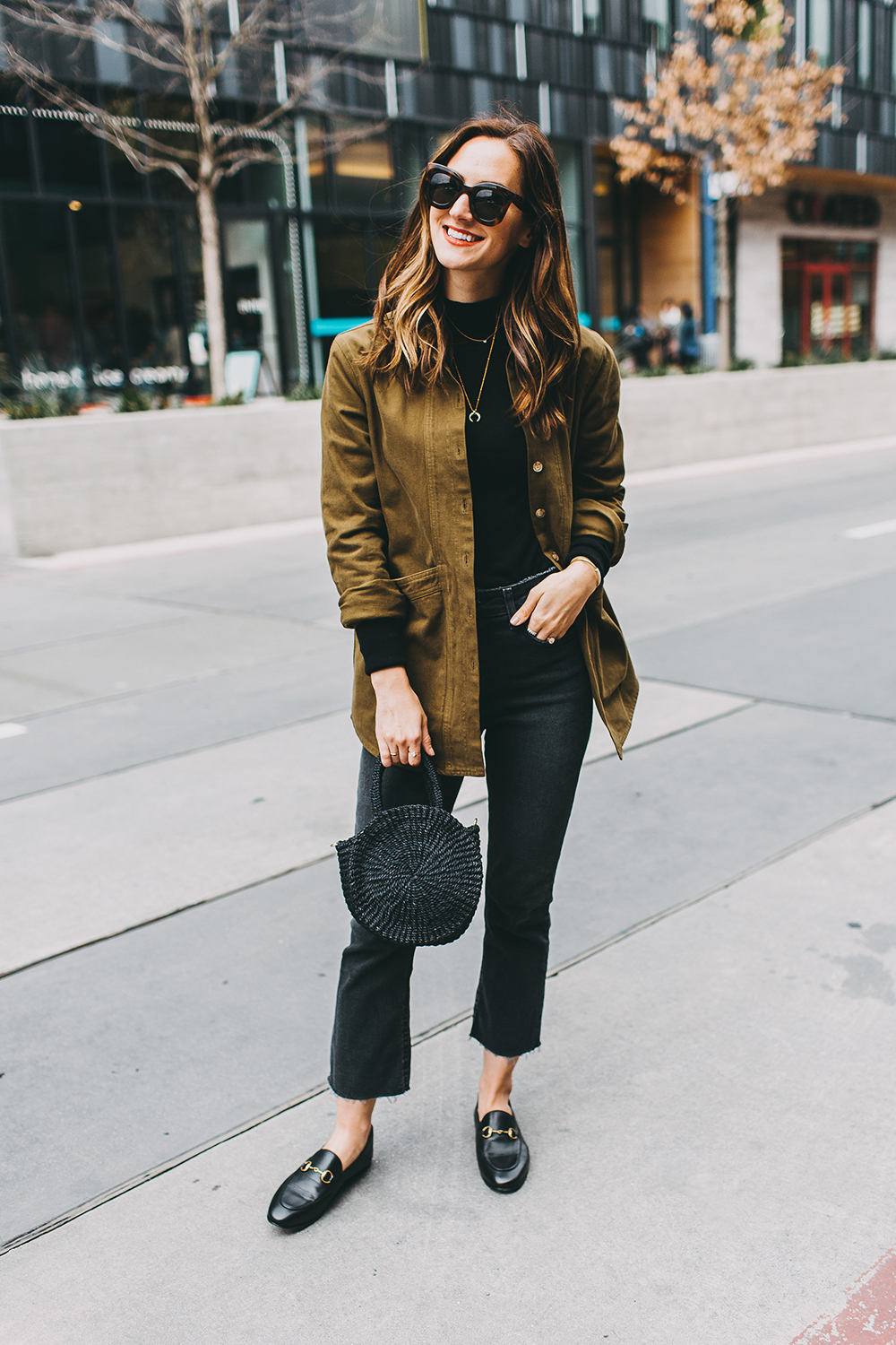 livvyland-blog-olivia-watson-austin-texas-fashion-blogger-fall-winter-all-black-sezane-will-khaki-jacket-outfit-missoma-horn-crescent-necklace-13