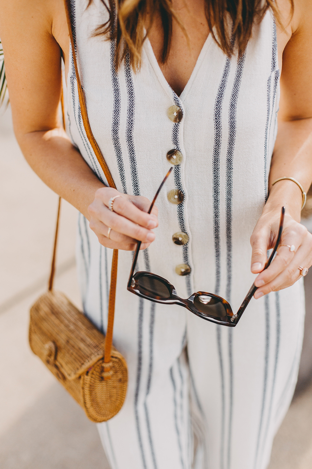 livvyland-blog-olivia-watson-austin-texas-fashion-lifestyle-style-blogger-urban-outfitters-striped-jumpsuit-outfit-rattan-handbag-7