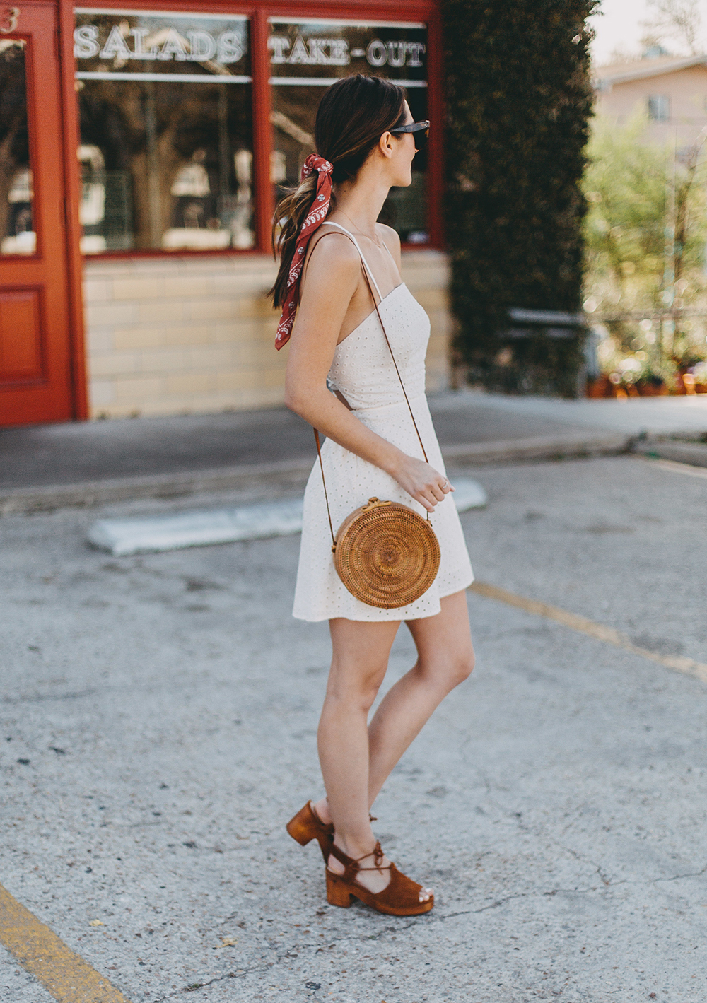 livvyland-blog-olivia-watson-urban-outfitters-eyelet-open-back-dress-madewell-hair-bandana-scarf-spring-date-outfit-8