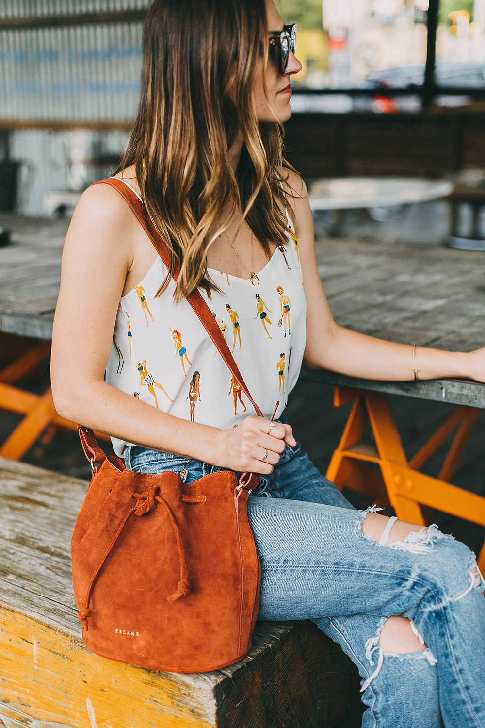 livvyland-blog-olivia-watson-austin-texas-fashion-blogger-sezane-bucket-bag-rust-suede-jos-coffee-silk-satin-tank-top-5