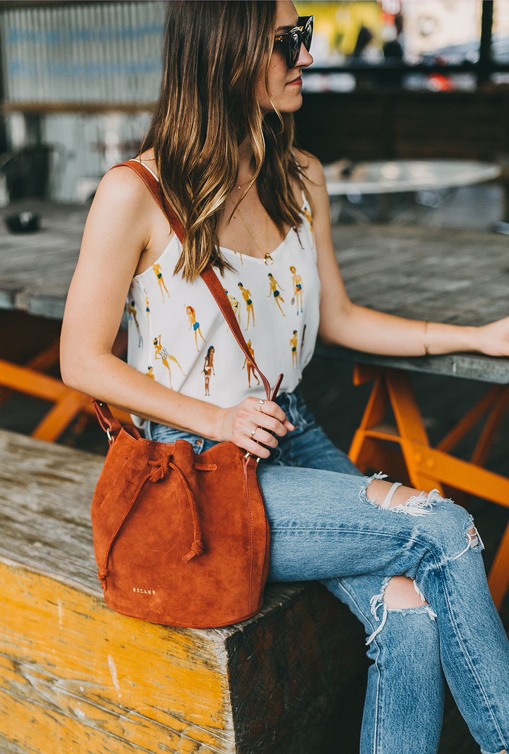 livvyland-blog-olivia-watson-austin-texas-fashion-blogger-sezane-bucket-bag-rust-suede-jos-coffee-silk-satin-tank-top-9