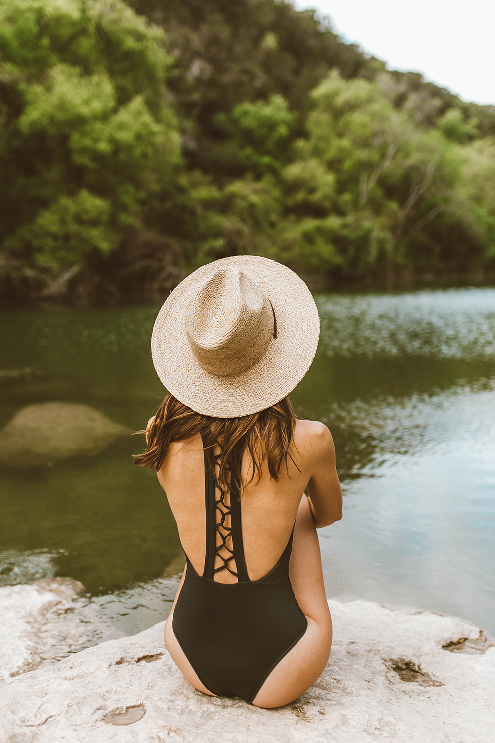 livvyland-blog-olivia-watson-backcountry-l-space-black-one-piece-swimsuit-austin-texas-greenbelt-2