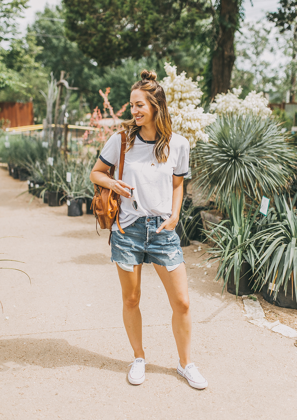 livvyland-blog-olivia-watson-austin-texas-fashion-blogger-natural-gardener-tee-boyfriend-shorts-denim-cutoffs-easy-summer-outfit-idea-treasure-bond-nordstrom-1