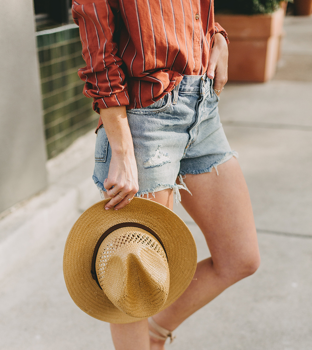 livvyland-blog-olivia-watson-austin-texas-fashion-style-blogger-urban-outfitters-levis-denim-wedgie-short-out-the-blue-brixton-straw-case-fedora-6