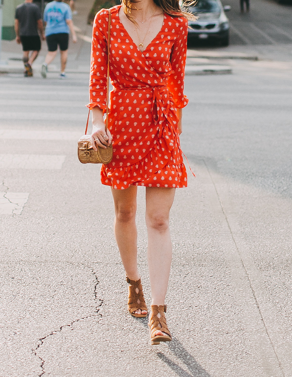 Work To Play: Wrap Dress - LivvyLand | Austin Fashion and Style Blogger