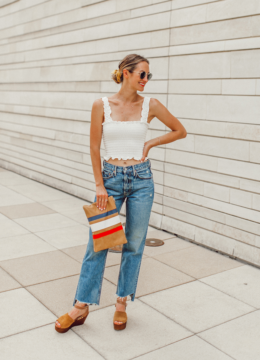 livvyland-blog-olivia-watson-austin-texas-fashion-style-blogger-reformation-tank-top-girlfriend-high-rise-jeans-hair-scarf-summer-outfit-5