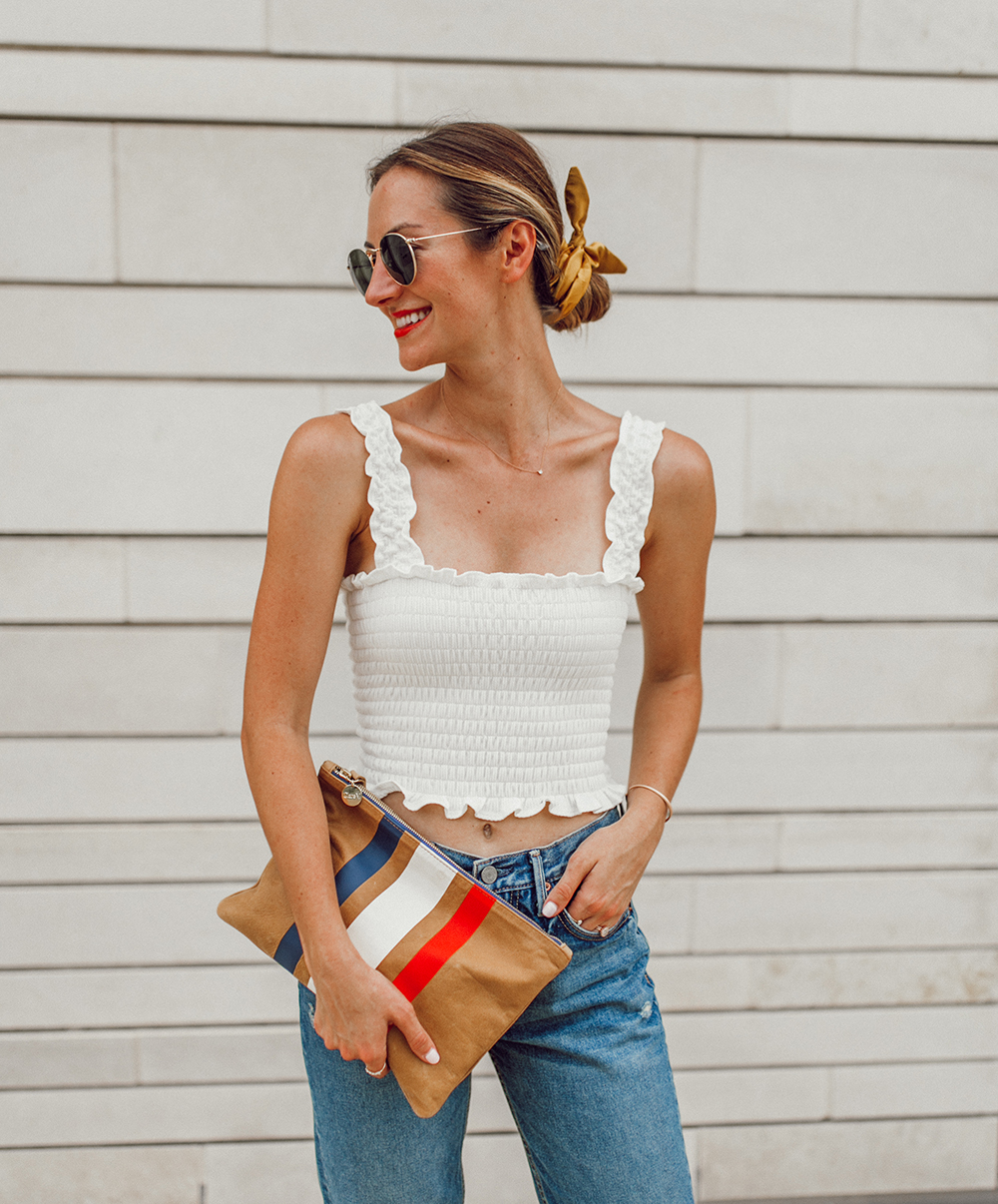 livvyland-blog-olivia-watson-austin-texas-fashion-style-blogger-reformation-tank-top-girlfriend-high-rise-jeans-hair-scarf-summer-outfit-9