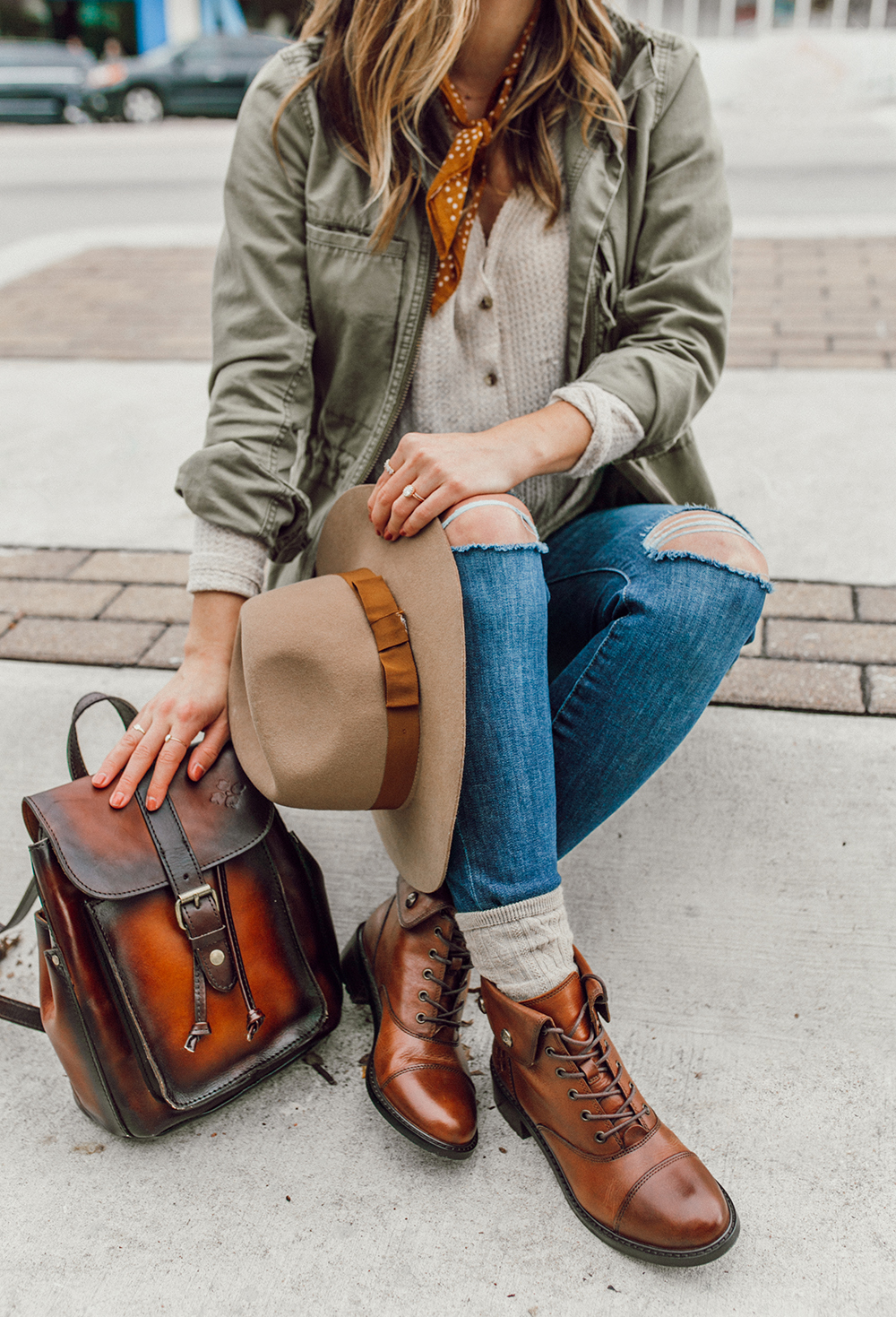 fall outfits with combat boots