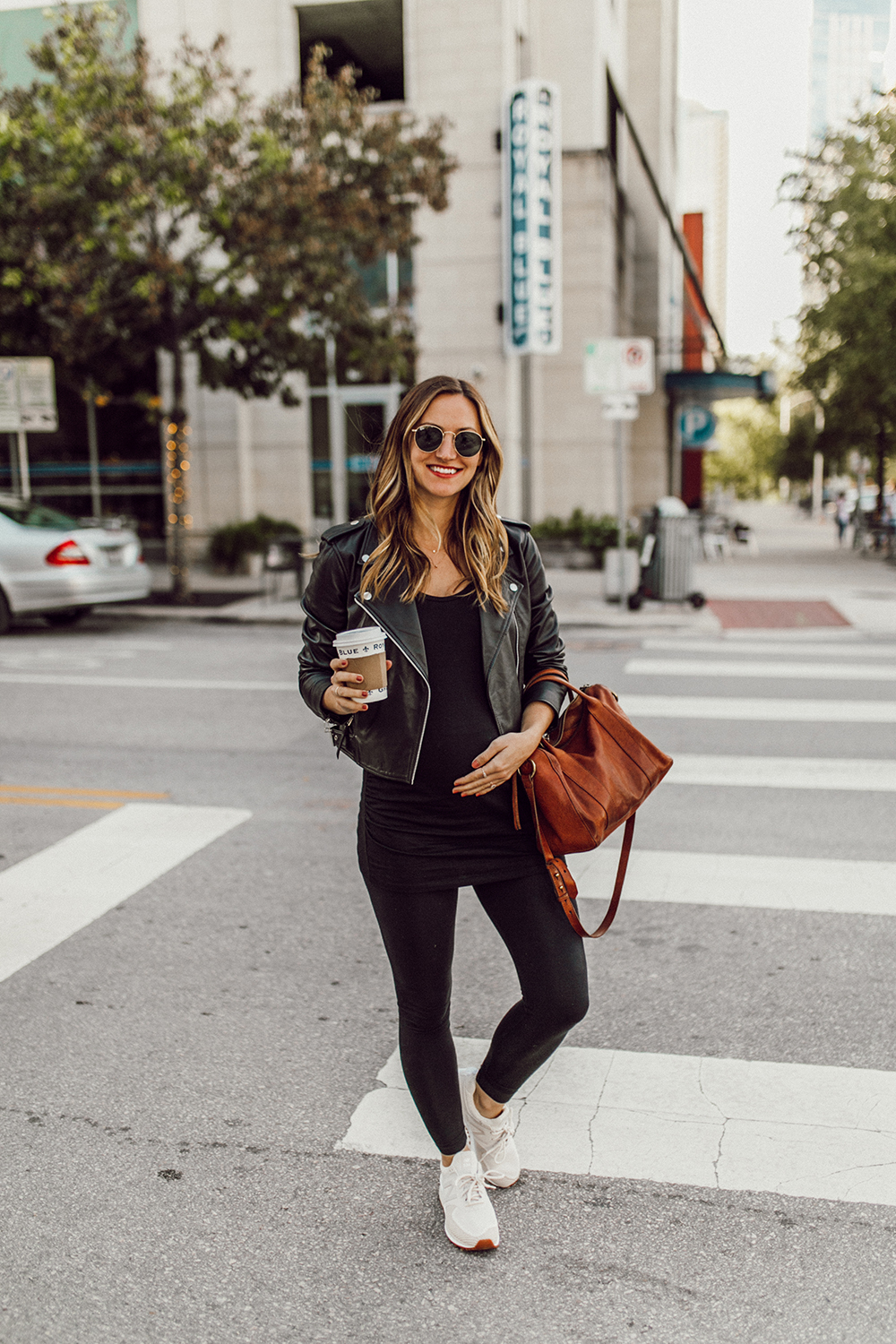 livvyland-blog-olivia-watson-austin-texas-fashion-style-blogger-all-black-athliesure-outfit-pregnant-maternity-sezane-ziggy-leather-jacket-5