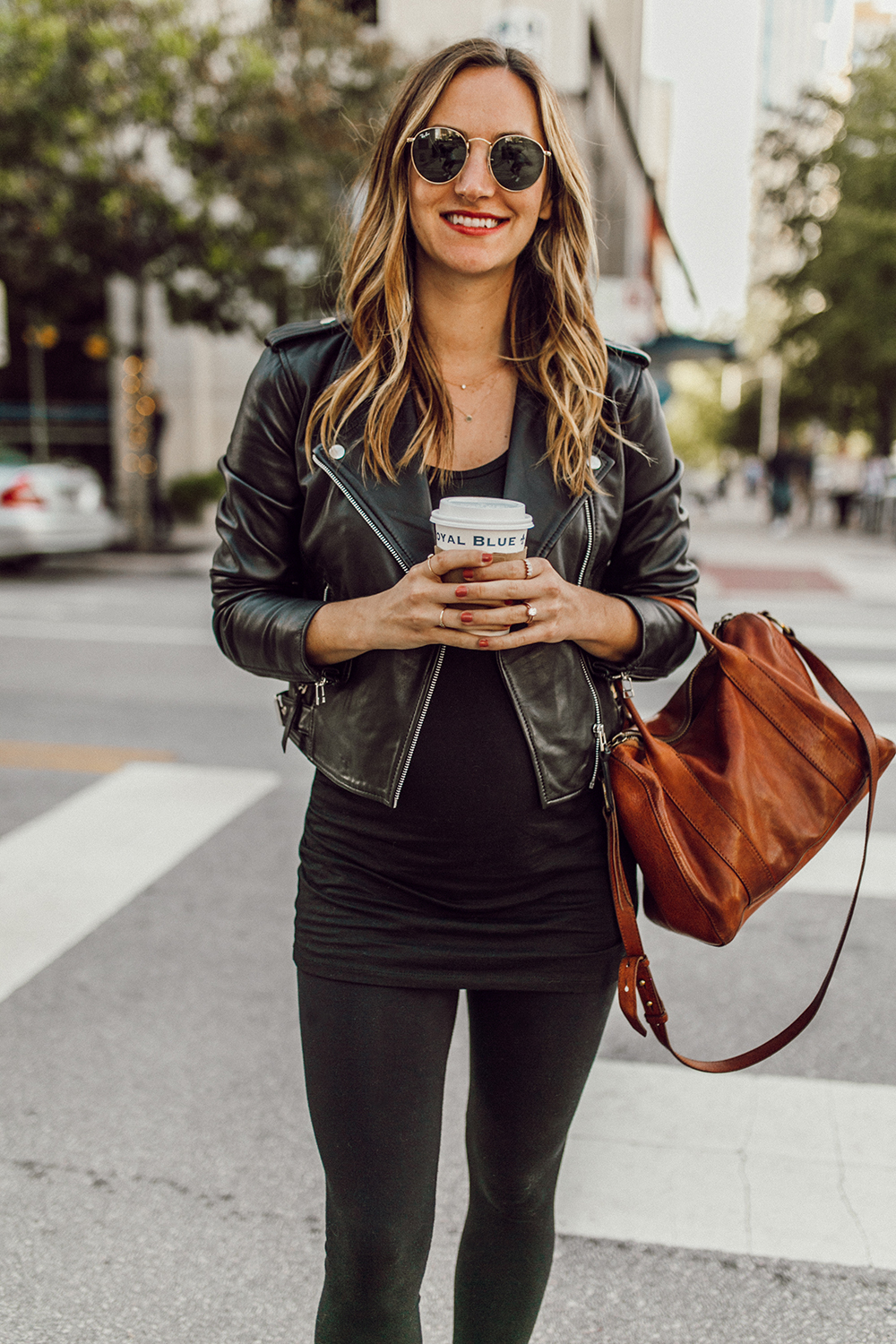 Faux Leather Leggings: Fall Athleisure Outfit Inspiration - Everyday  Explorations