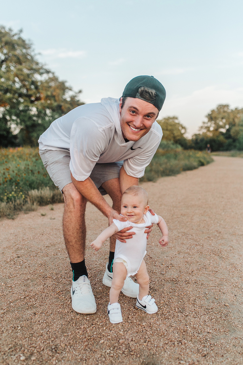 matching dad and baby nike shoes