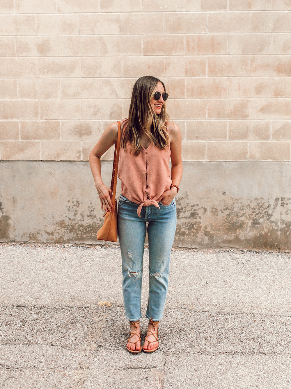 livvyland-blog-olivia-watson-austin-texas-style-blogger-trunk-club-madewell-pink-front-tie-top-mother-tomcat-ankle-straight-leg-jeans-6