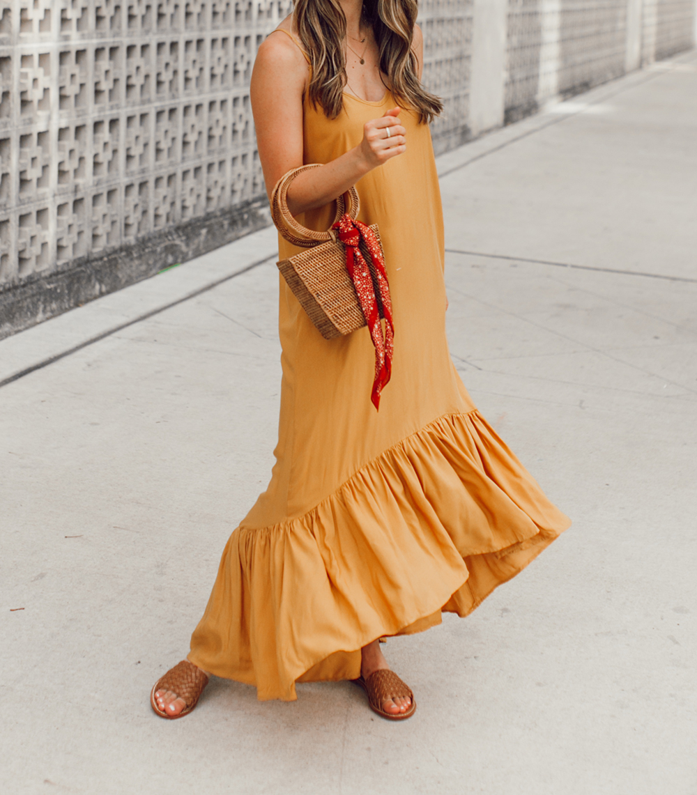 livvyland-blog-olivia-watson-mustard-canary-yellow-maxi-dress-love-sadie-summer-date-night-outfit-6