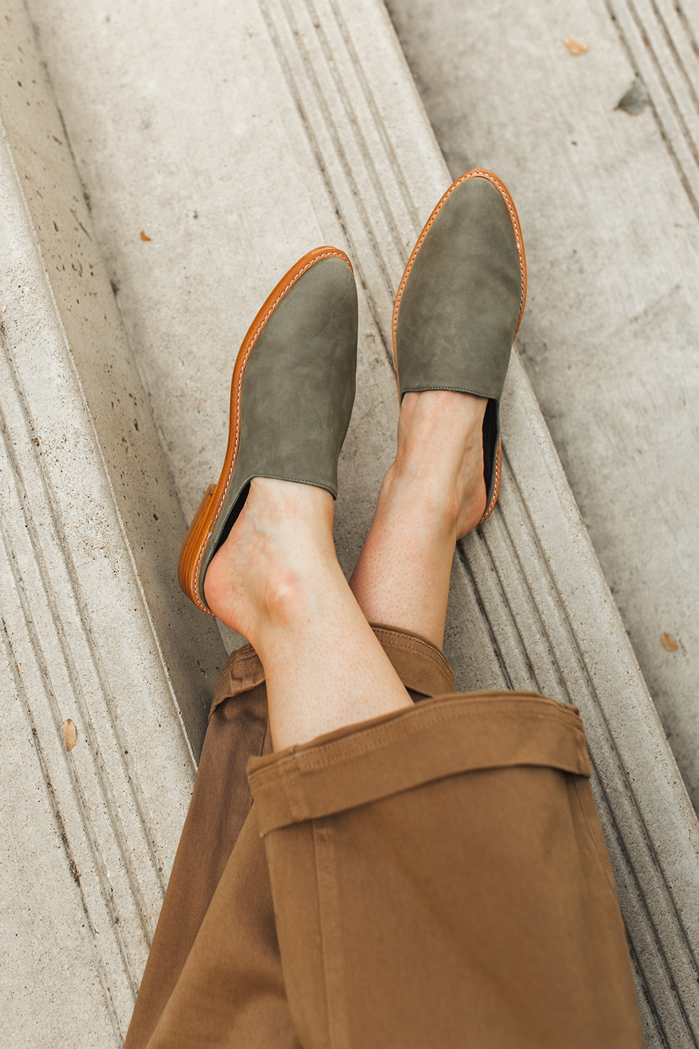 Adra leather store mules