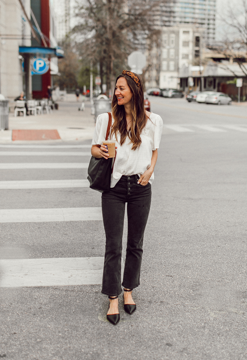 dsw gray flats