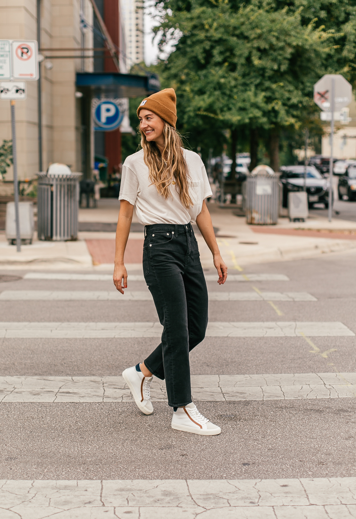 Madewell Sidewalk High Top Sneakers - LivvyLand