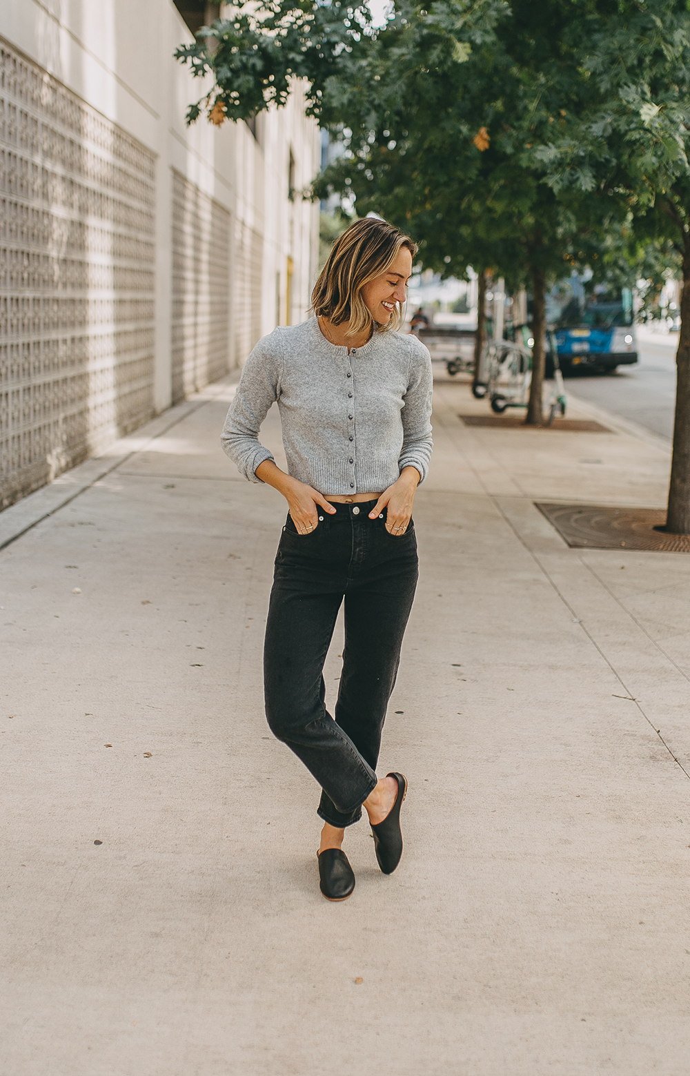 Collared Top & Wide Leg Jeans (on sale) - LivvyLand