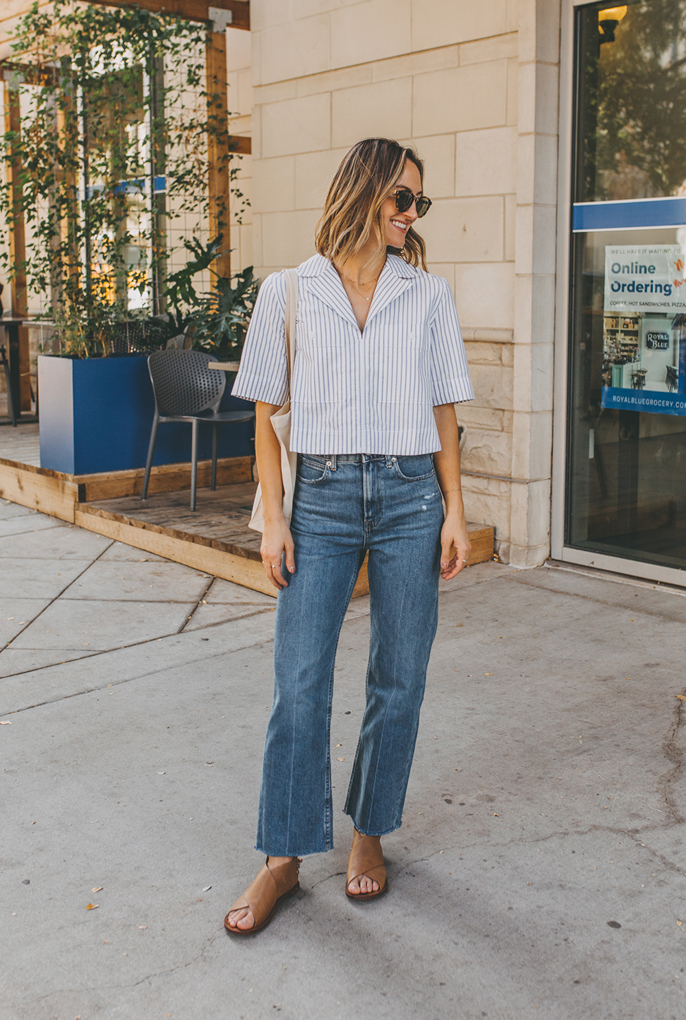 1 PAIR OF PANTS: 10 OUTFITS (Everlane Straight Leg Crop Pants) 