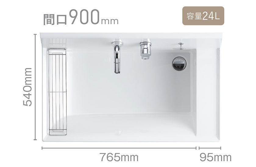 カウンターと同じカラーの下棚もご用意
