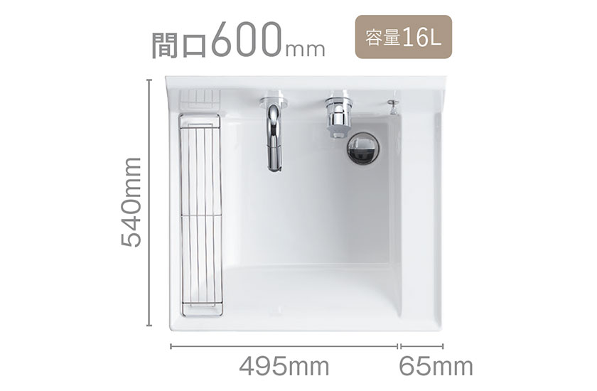カウンターと同じカラーの下棚もご用意