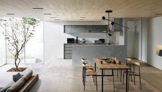 PLAN 03<br>オープン対面キッチン 壁付I型<br>