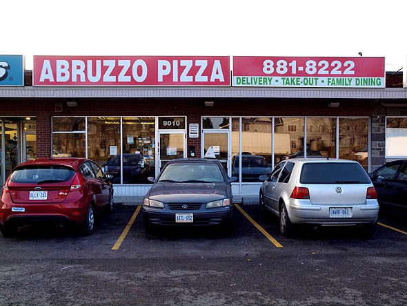 Toronto food Abruzzo Pizza