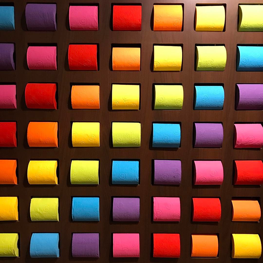 Paris France toilet paper