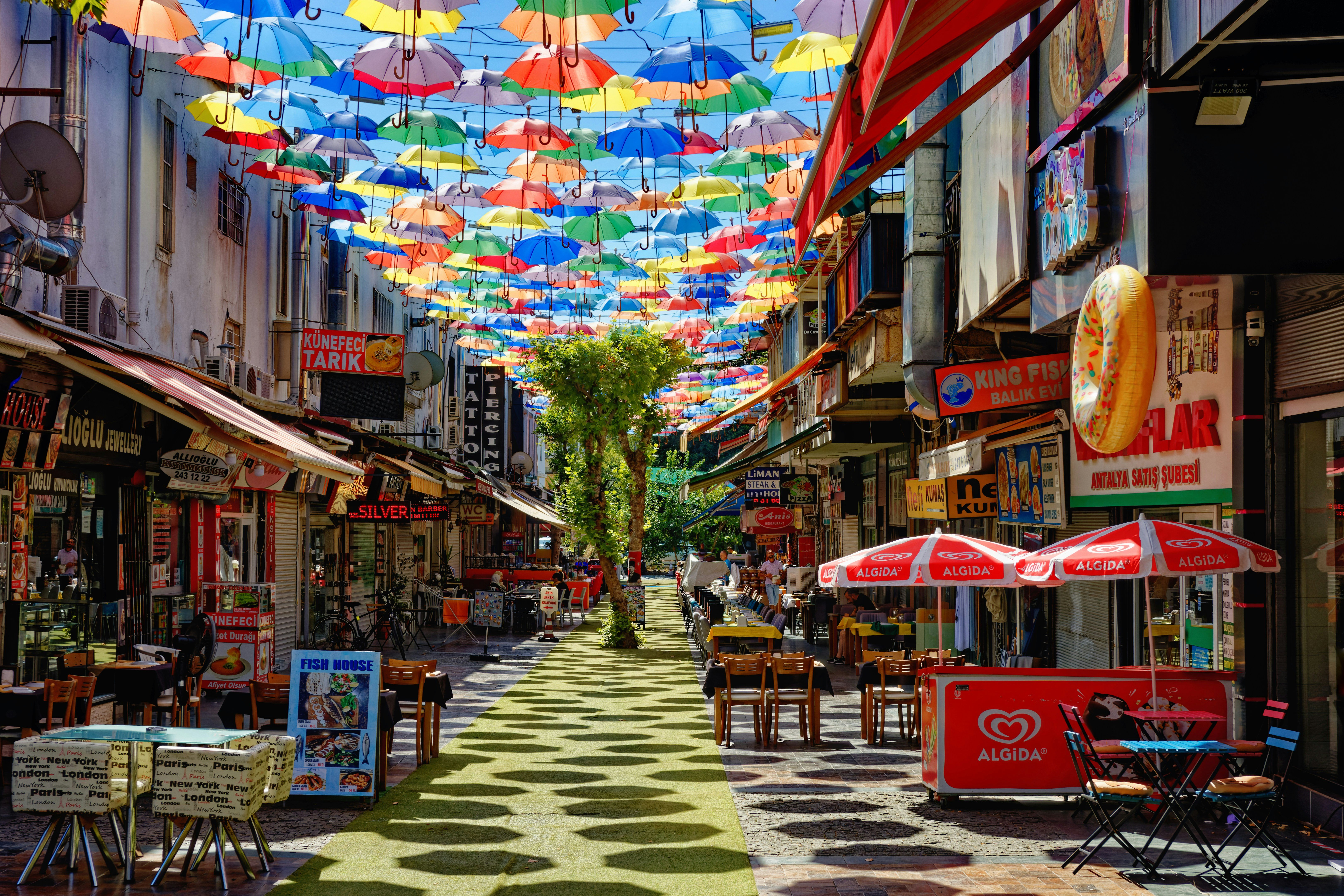 Umbrella street, Tuzcular, 07100 Muratpaşa/Antalya, Turecko