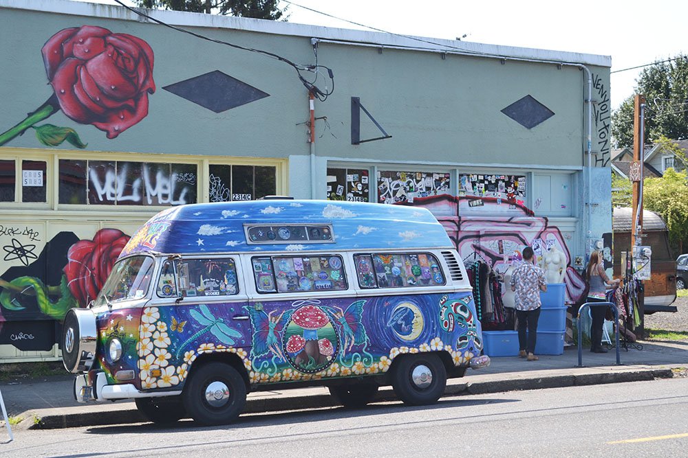 Portland art bus
