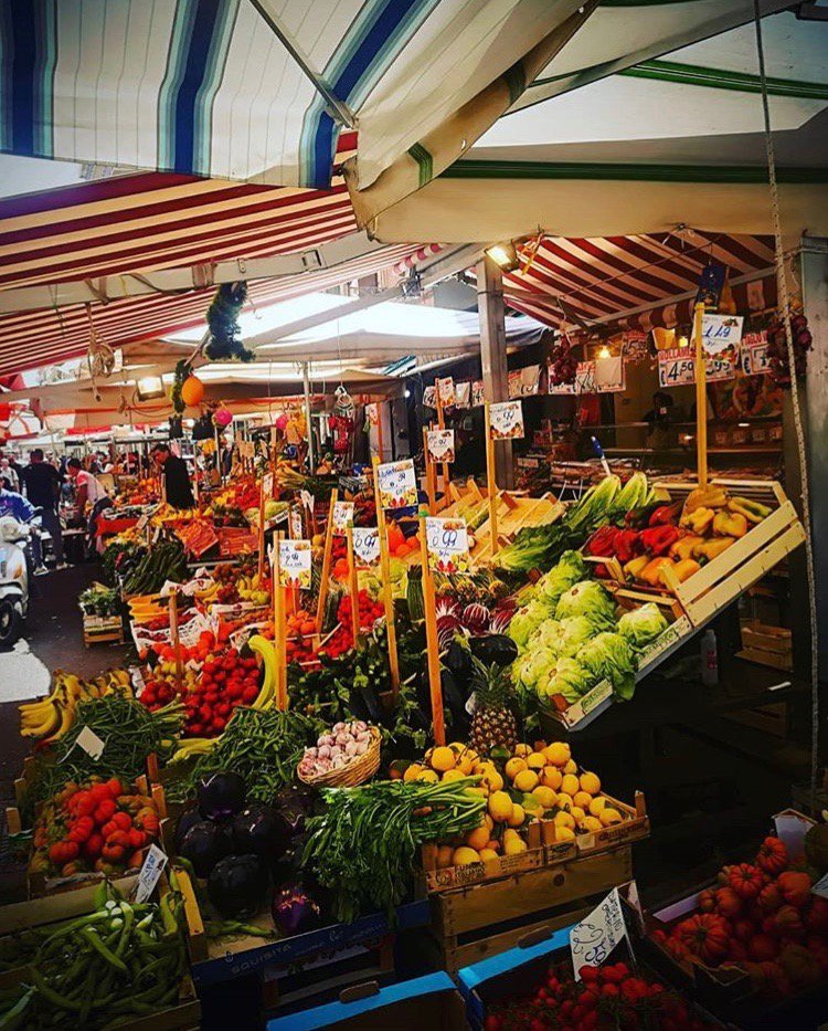 Palermo food market Italy