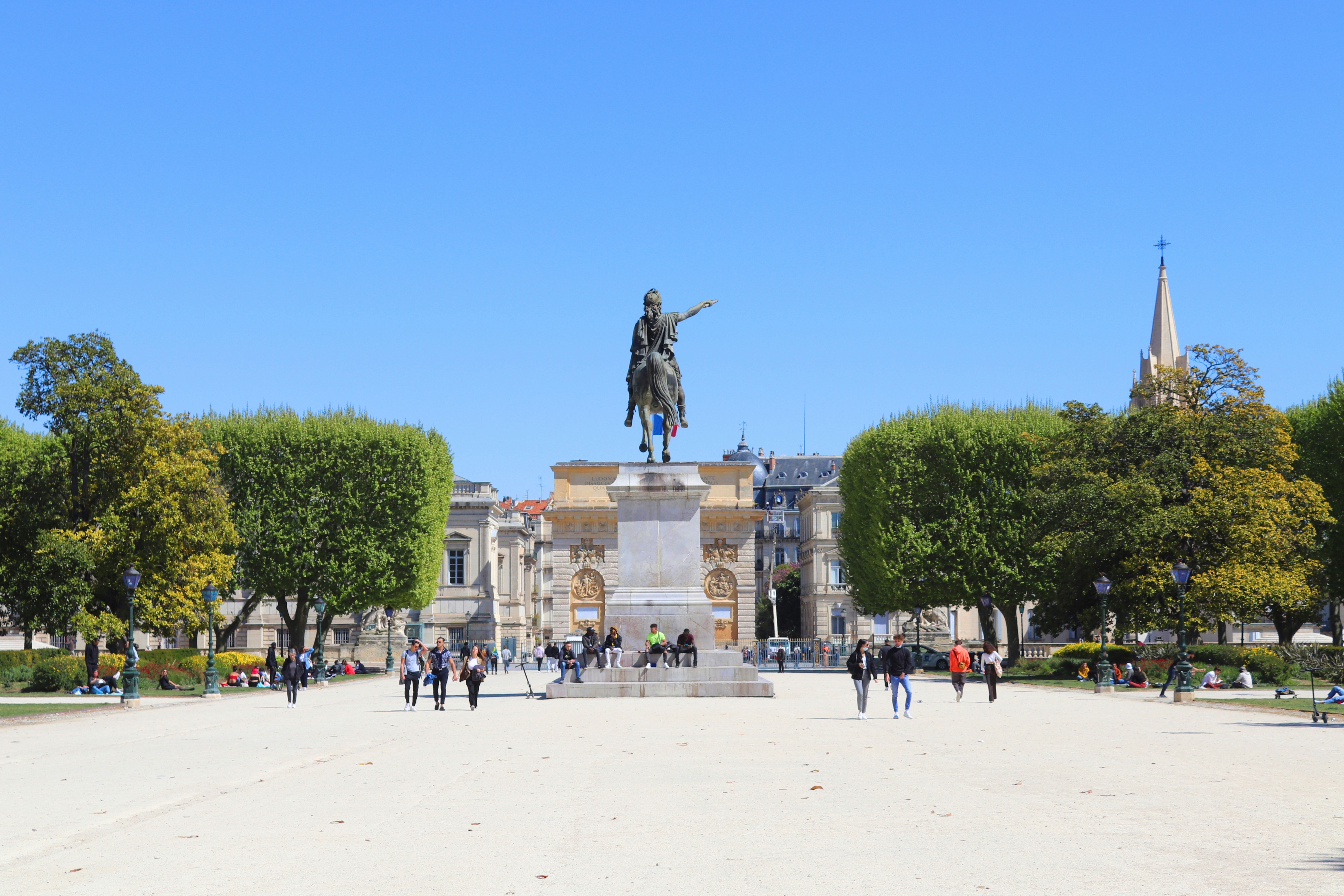 Esplanade du Peyrou, Montpellier, France