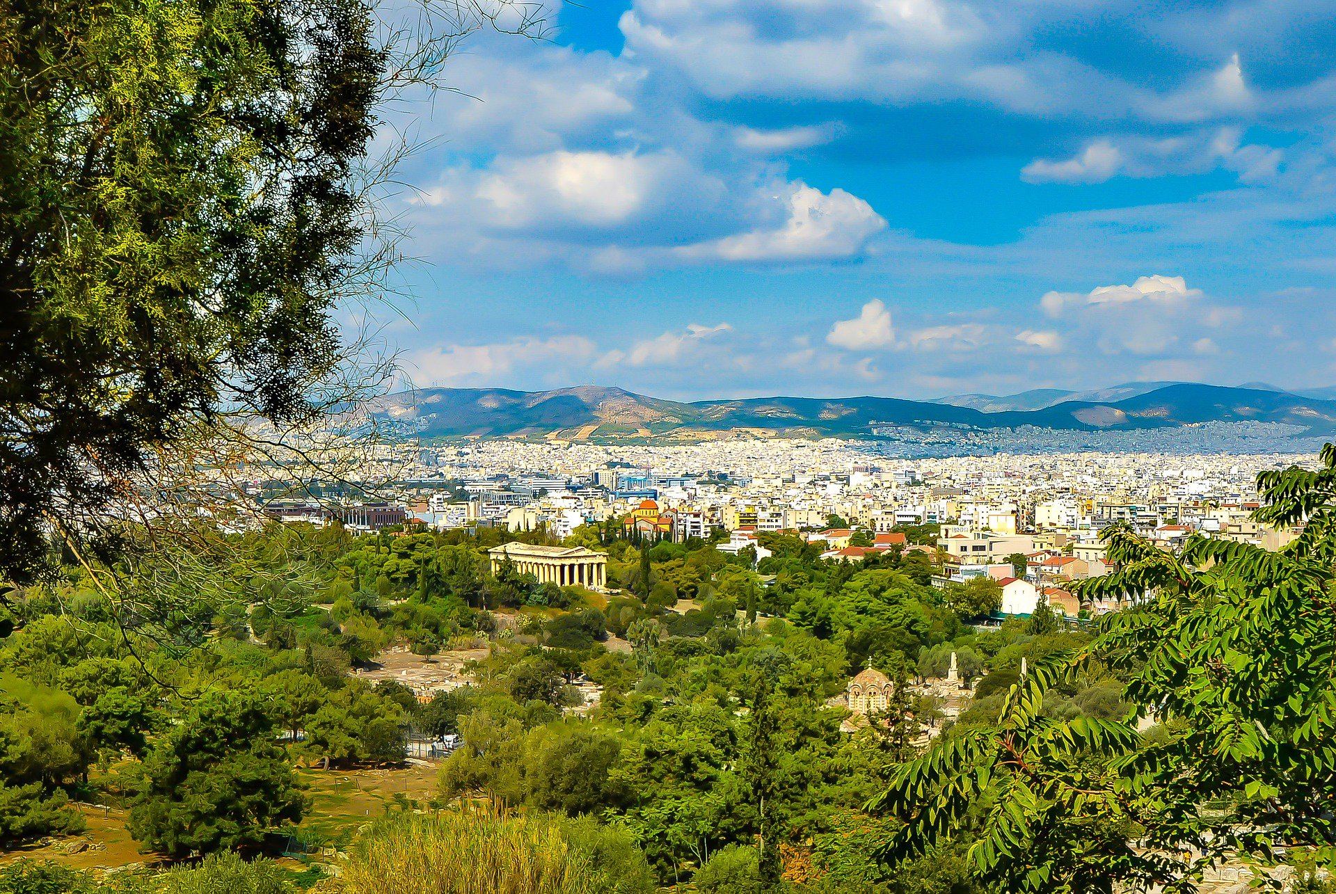 Athens city landscape