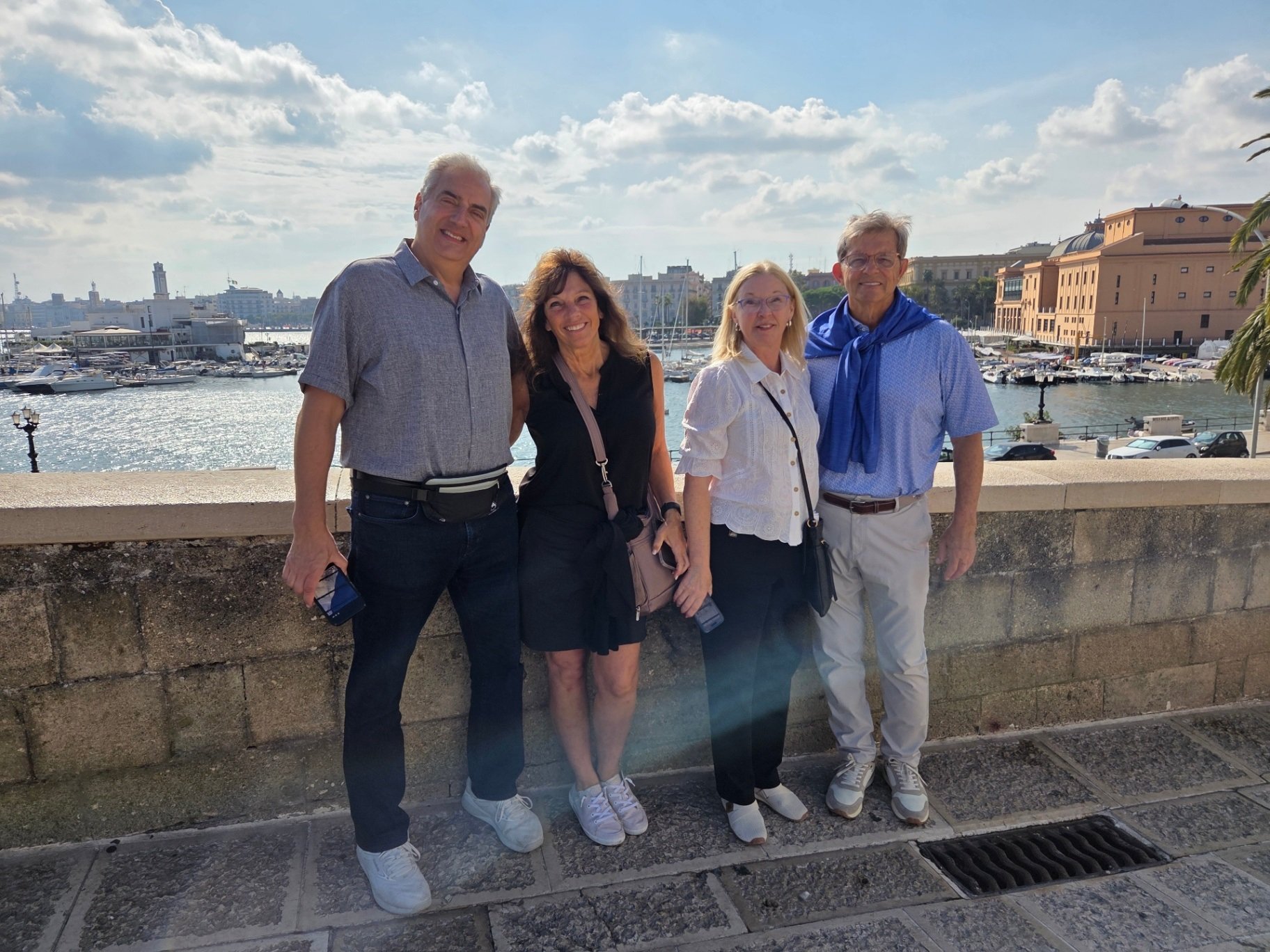 Happy Travelers in Bari, Metropolitan City of Bari, Italy with a Lokafy Local Tour Guide