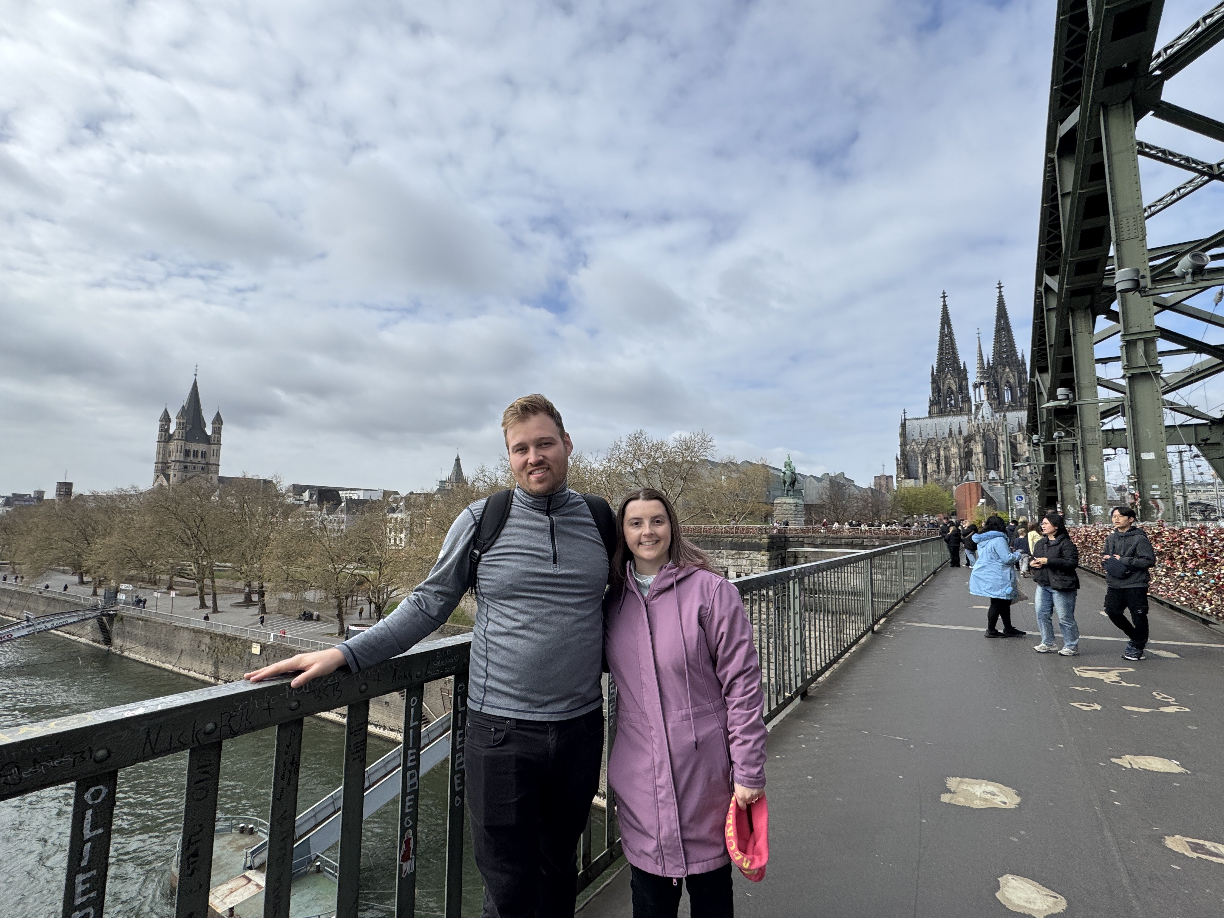 Happy Travelers in Cologne, Germany with a Lokafy Local Tour Guide