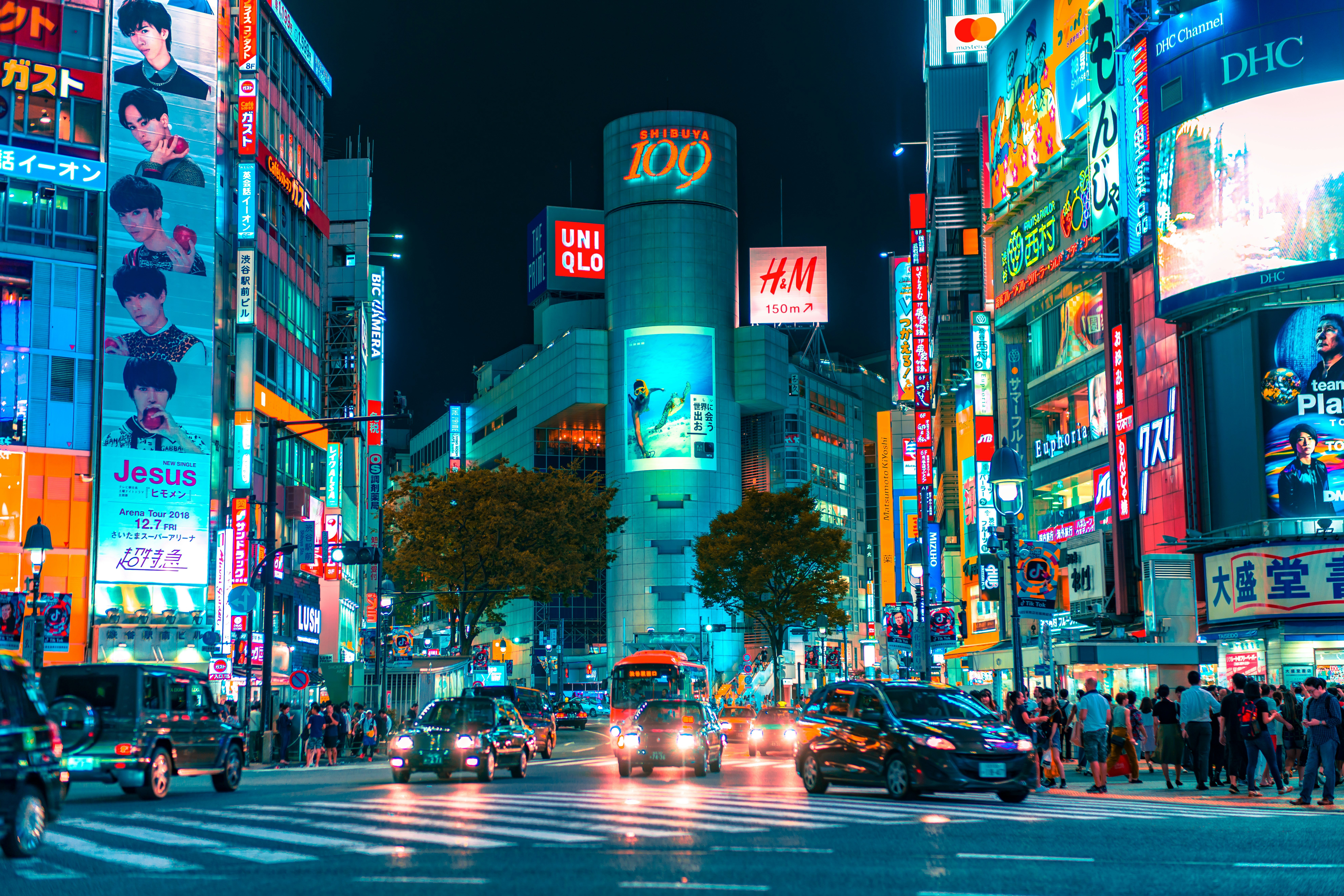 Japan at night
