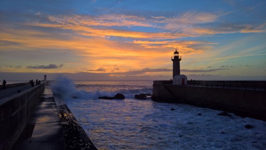 Porto port lighthouse
