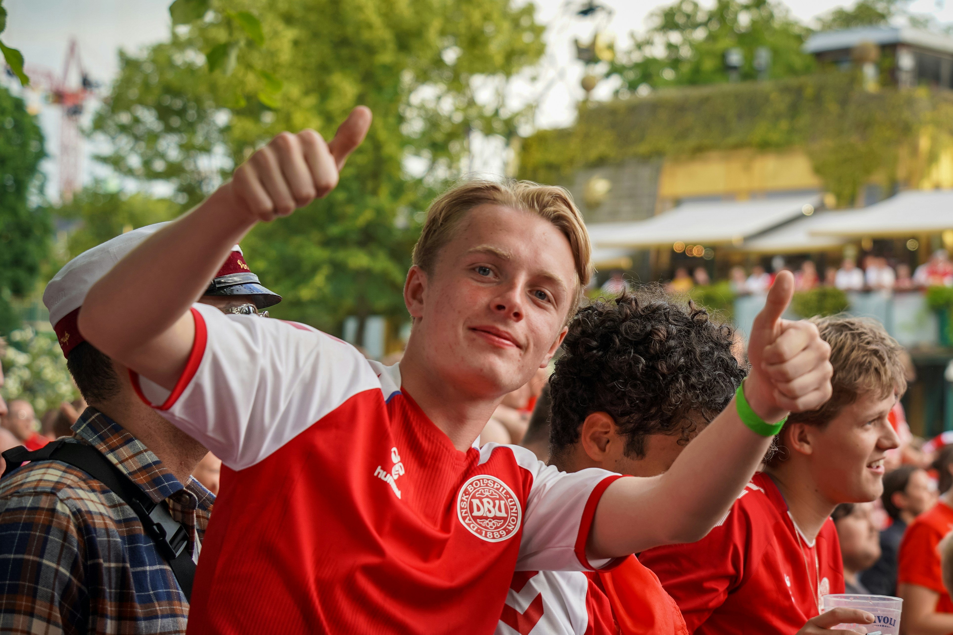 Happy Football Fan