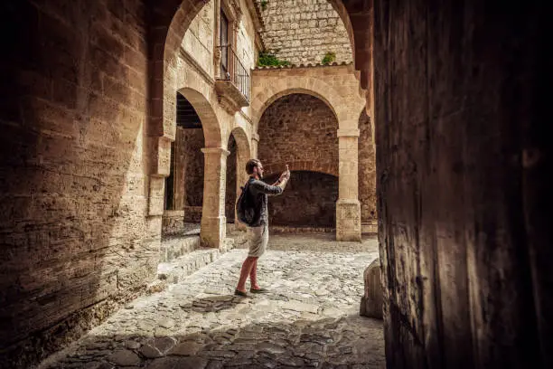 Happy Traveler in Ibiza, Spain with a Lokafy Local Tour Guide