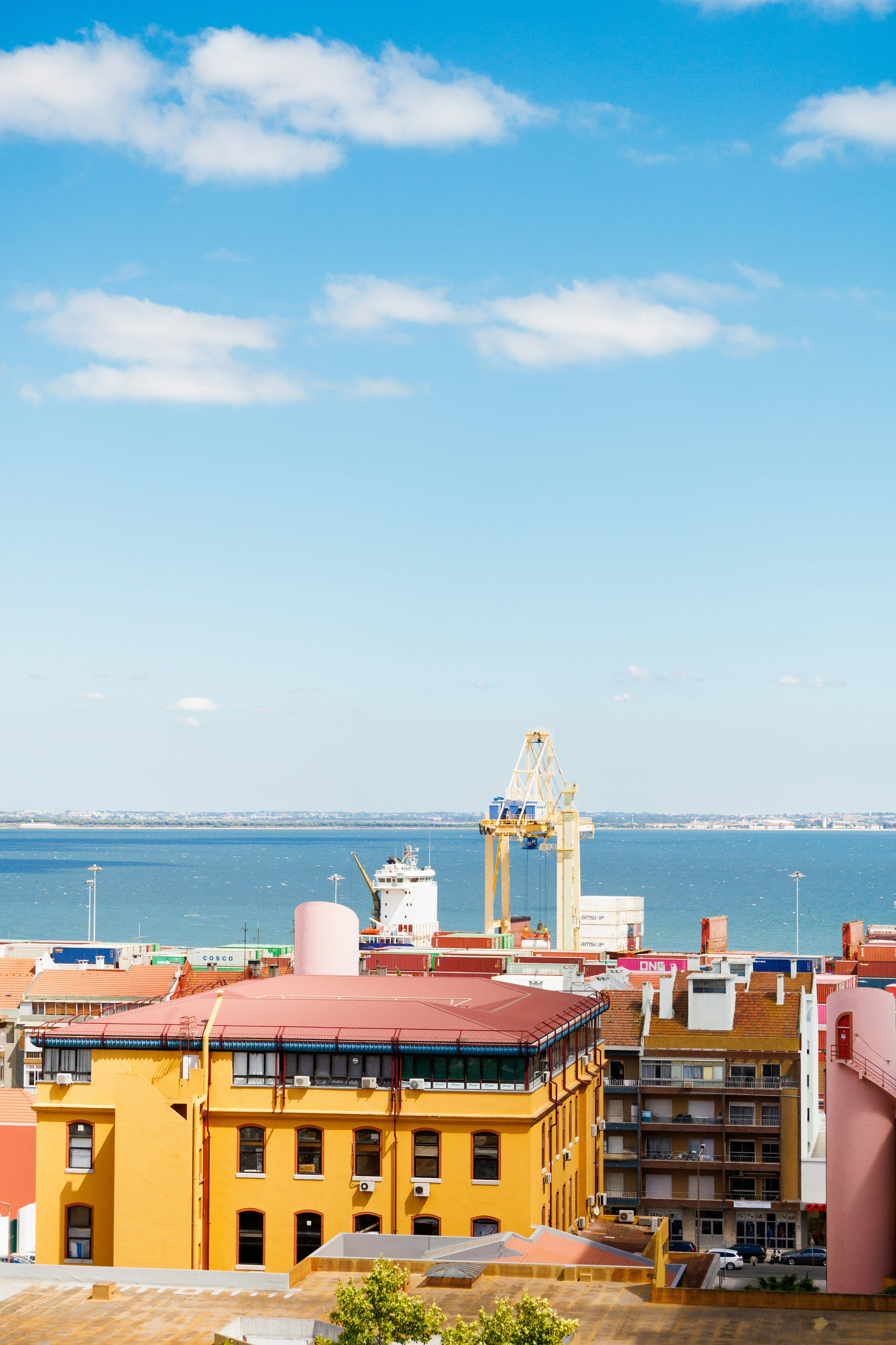 A colorful street picture of Marvila, Lisbon, showcasing its vibrant murals, industrial charm, and creative atmosphere.
