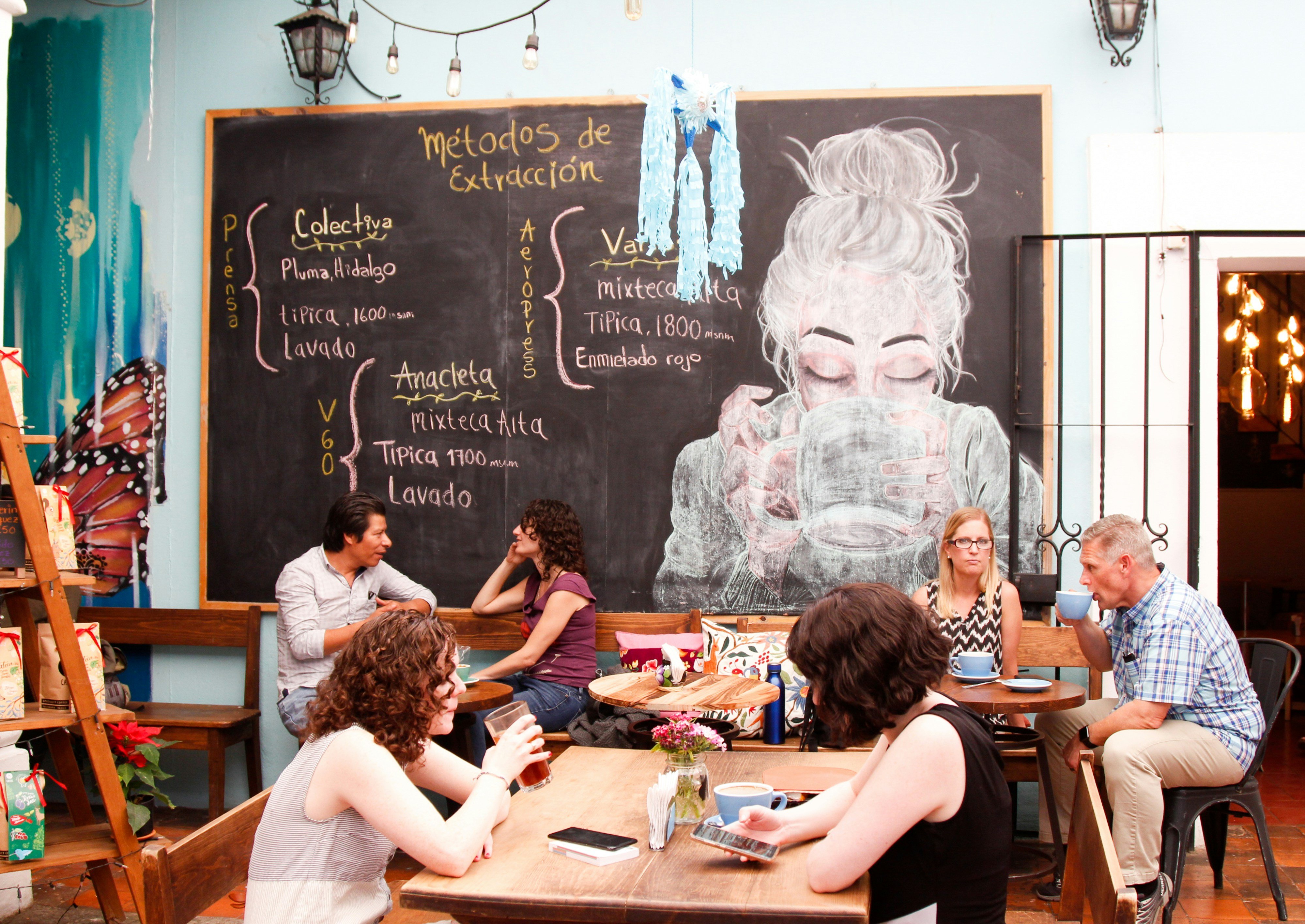 Cafe in Oaxaca, Mexico