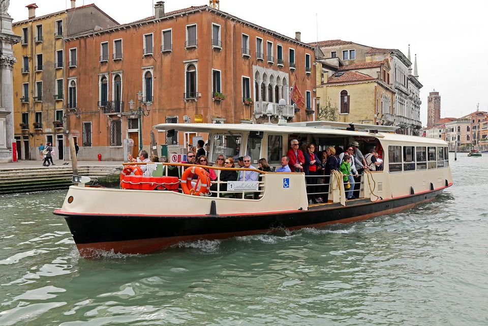 Venice canal boat