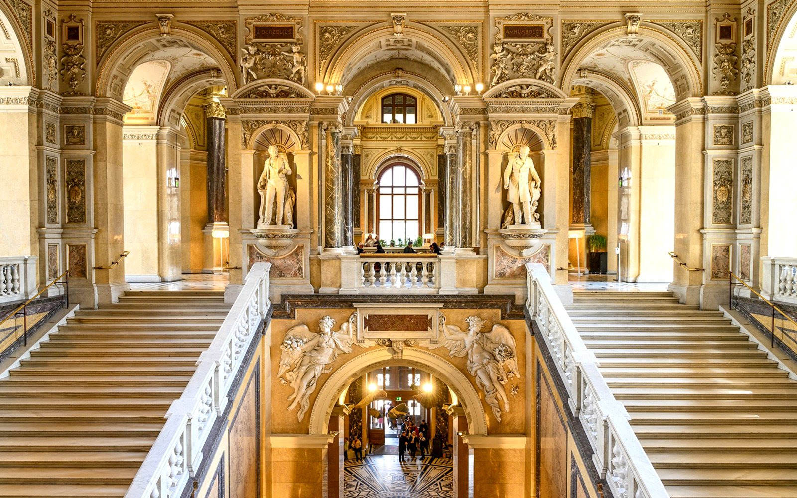 The Museums of Natural History and Fine Arts, Vienna, Austria