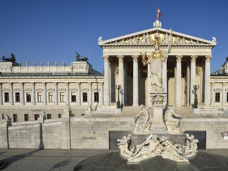 Austrian Parliament Building, Vienna, Austria
