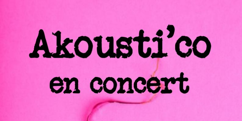 Akousti'co, Groupe de Musique Acoustique en représentation à Charente - photo de couverture