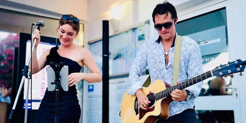 THe L  duo, Chanteur Chanteur en représentation à Alpes Maritimes - photo de couverture n° 2